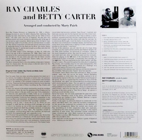 Ray Charles & Betty Carter: Ray Charles & Betty Carter - plus Bonus Track [Winyl]