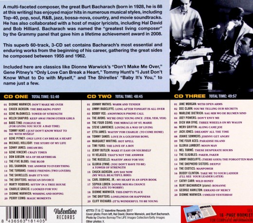 Burt Bacharach: Essential Recordings 1955-62 (digipack) [3CD]