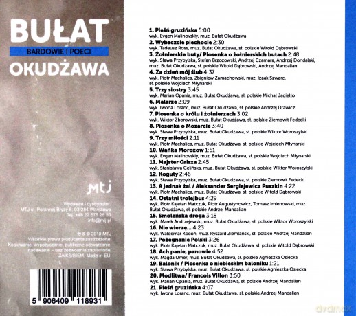 Bardowie i poeci - Bułat Okudżawa [CD]