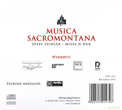 Musica Sacromontana XIII. Józef Zeidler Missa D-Dur [CD]