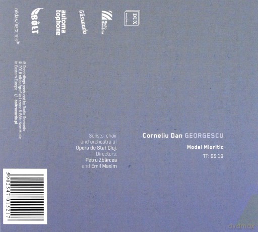 Corneliu Dan Georgescu. Model Mioritic [CD]