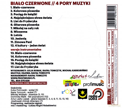 Tomczyk: 4 Pory Muzyki (Biało-czerwone) [CD]
