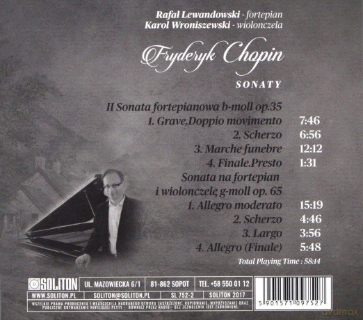 Rafał Lewandowski: Chopin Fryderyk - Sonaty (digipack) [CD]