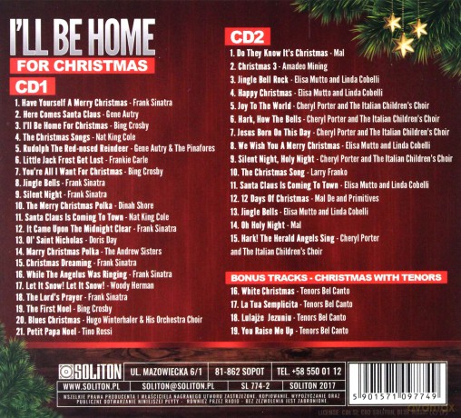 Ill Be Home For Christmas [CD]