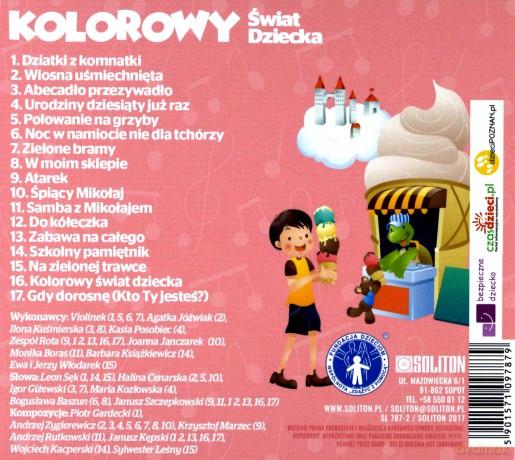 Kolorowy Świat Dziecka - Wyjątkowe Piosenki Dla Najmłodszych [CD]