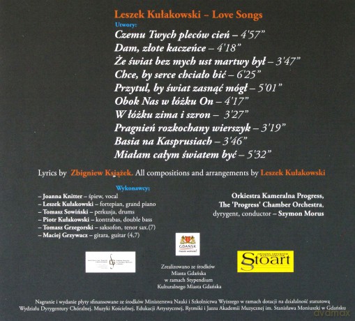 Leszek Kułakowski: Love Songs [CD]
