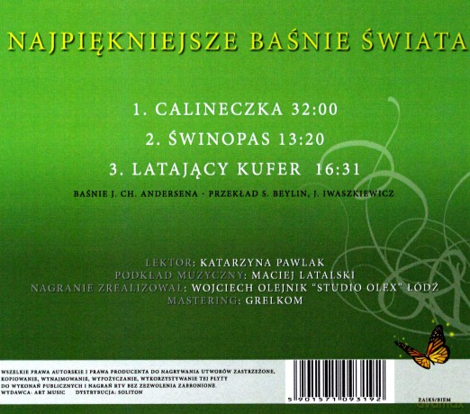 Najpiękniejsze Baśnie Świata [CD]