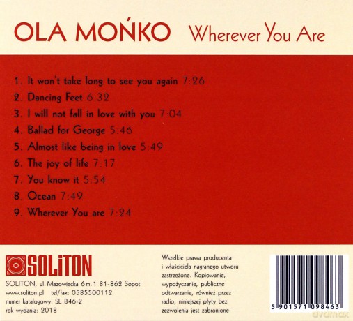 Ola Mońko Wherever You Are [CD]