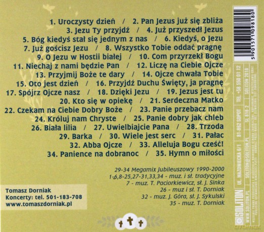 Dorniak Massuana: Popularne Piosenki Komunijne [CD]