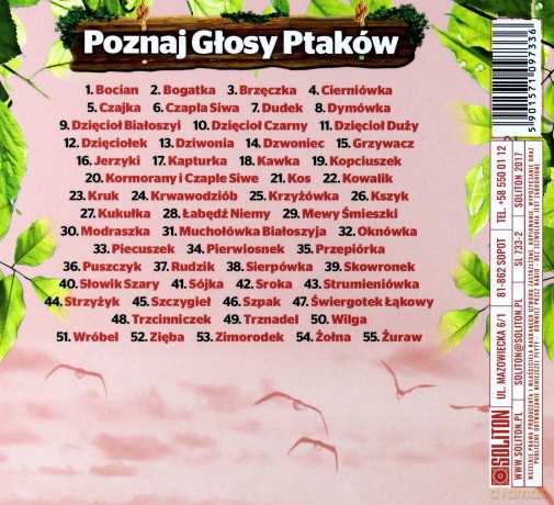 Poznaj Głosy Ptaków [CD]