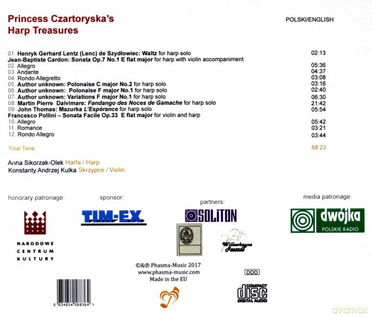 Princess Czartoryska - Harp Treasures [CD]