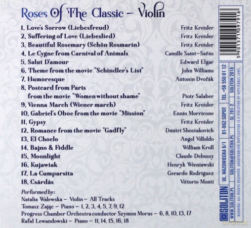 Roses Of The Classic - Violin [CD]