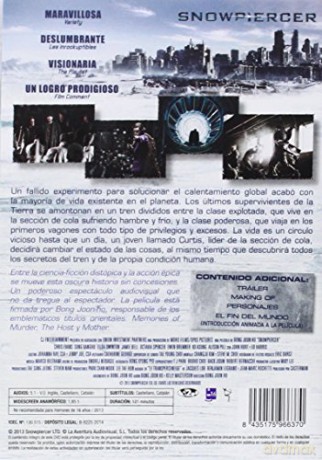 Snowpiercer (Snowpiercer: Arka przyszłości) [DVD]