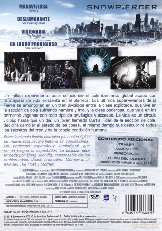 Snowpiercer (Snowpiercer: Arka przyszłości) [DVD]