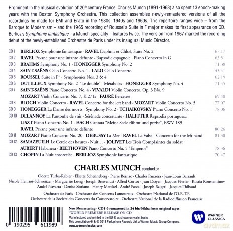 Munch: Charles Munch The Complete Warner Classics Recordings [13CD]