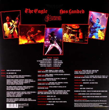 Saxon: The Eagle Has Landed (Live - 1999 Remaster) [Winyl]