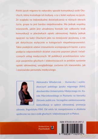 Głuchy pacjent. Wyzwania i potrzeby - Aleksandra Włodarczak [KSIĄŻKA]
