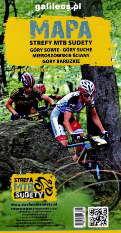 Mapa Tras Rowerowych Strefy MTB Sudety 1:50 000