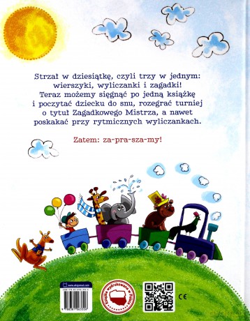 Wierszyki, wyliczanki i zagadki dla przedszkolnej gromadki - Bogusław Michalec [KSIĄŻKA]