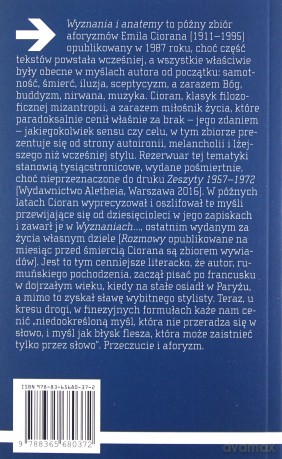 Wyznania i anatemy - Emil Cioran [KSIĄŻKA]