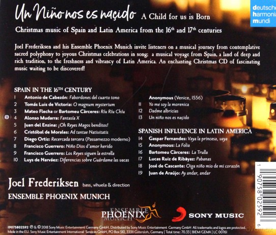 Joel Frederiksen: Un Nio nos es nasçido - A Child for Us Is Born [CD]