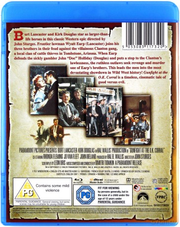 Gunfight at the O.K. Corral (Pojedynek w Corralu O.K.) [Blu-Ray]