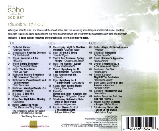 Various Artists: Classical Chillout [3CD]
