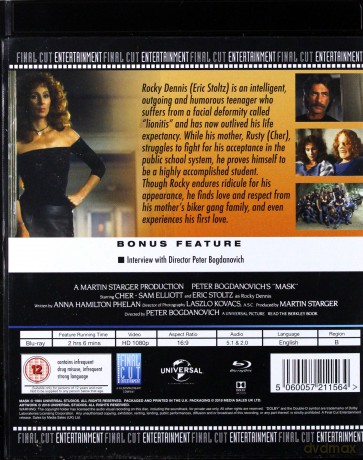 Mask - Director's Cut (Maska) [Blu-Ray]
