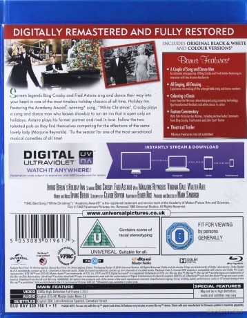 Holiday Inn (Gospoda Świąteczna) [Blu-Ray]