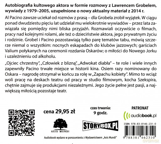 Al Pacino, Rozmowy - Lawrence Grobel [AUDIOBOOK]