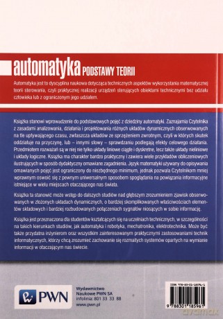 Automatyka Podstawy teorii - Andrzej Dębowski [KSIĄŻKA]
