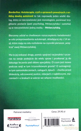 Borderline. Autoterapia, czyli o sprawach - Anka Mrówczyńska [KSIĄŻKA]