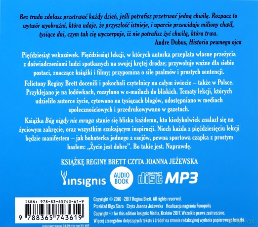 Bóg nigdy nie mruga - Regina Brett [AUDIOBOOK]