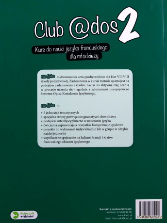 Club @dos 1 A1.2 Podręcznik [KSIĄŻKA]
