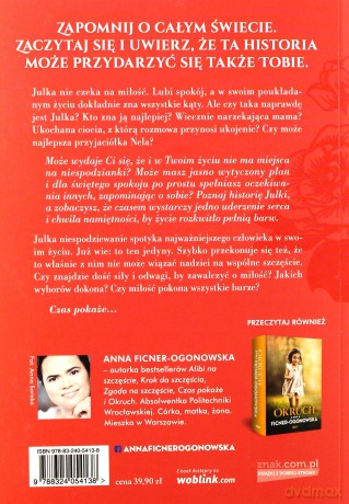 Czas pokaże - Anna Ficner-Ogonowska [KSIĄŻKA]