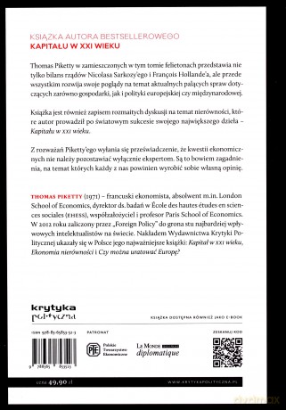 Do urn obywatele! - Thomas Piketty, Agata Czarnacka [KSIĄŻKA]