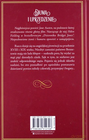 Duma i uprzedzenie - Jane Austen [KSIĄŻKA]