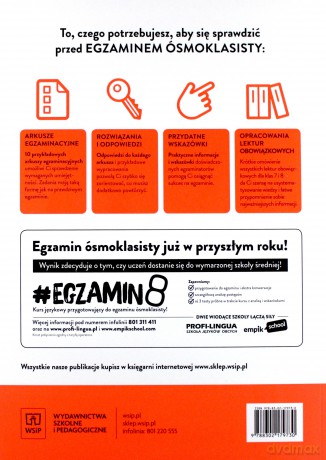 Egzamin ósmoklasisty. Język polski. Arkusze [KSIĄŻKA]