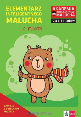 Elementarz inteligentnego malucha z misiem 3-4 lat [KSIĄŻKA]