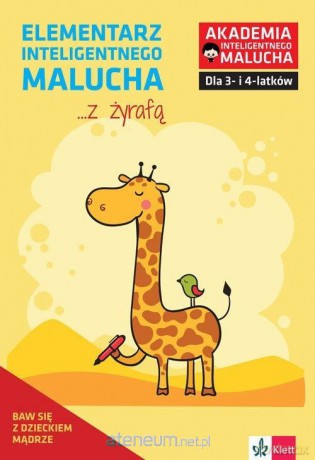 Elementarz inteligentnego malucha z żyrafą 3-4 lat [KSIĄŻKA]