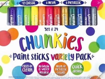 Farba w Kredce 24 szt. Chunkies Paint Sticks