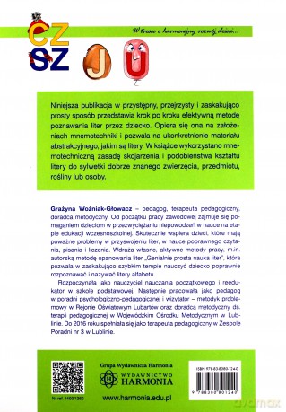 Genialnie prosta nauka liter - Grażyna Woźniak-Głowacz [KSIĄŻKA]