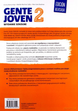Gente Joven 2 podręcznik (kl.VIII) [KSIĄŻKA]