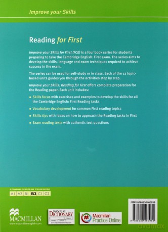 Improve your Skills: Reading for First + key [KSIĄŻKA]