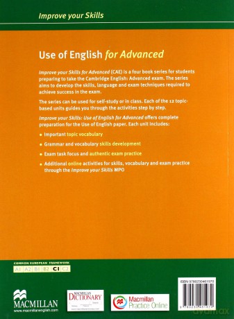 Improve your Skills:Use of ENG for Advaced+key [KSIĄŻKA]