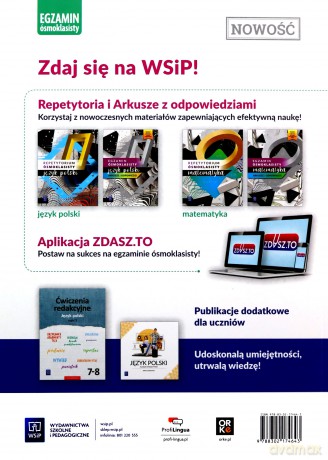 Język polski Szkoła podstawowa 8 Zeszyt lekturowy [KSIĄŻKA]