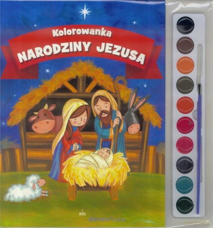 Kolorowanka. Narodziny Jezusa [KSIĄŻKA]