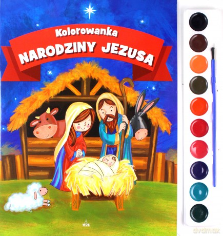 Kolorowanka. Narodziny Jezusa [KSIĄŻKA]