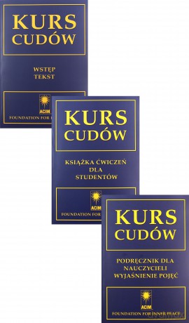 Kurs cudów (Tom 1-3) - Helen Schucman [KSIĄŻKA]