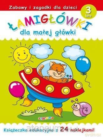 Łamigłówki dla małej główki 3 lata - Maria Molenda [KSIĄŻKA]